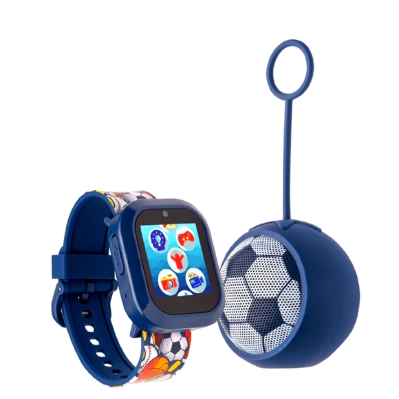 iTech Other - iTech Jr Kids Boys Soccer Ball Smartwatch and LED Bluetooth Speaker **NIB**